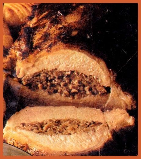 Roti de porc farci 
